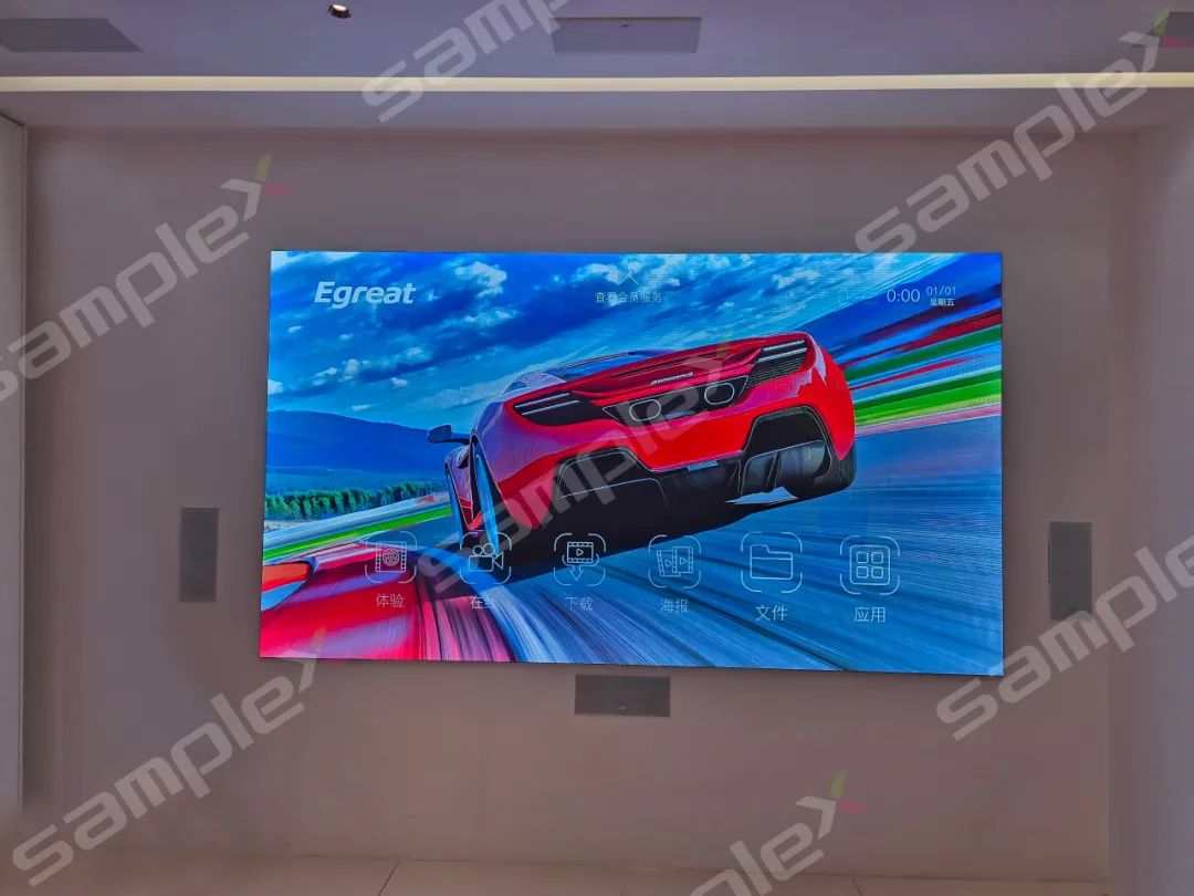 Samplex304AM永利LED壁纸屏：用 “隐形巨幕”，打造豪华家庭影院